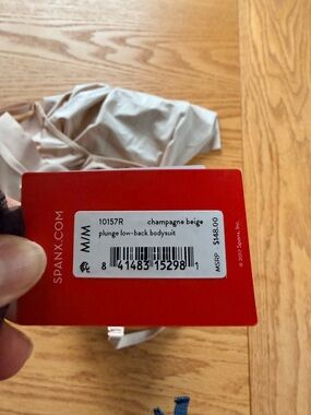 SPANX plunge low-back bodysuit